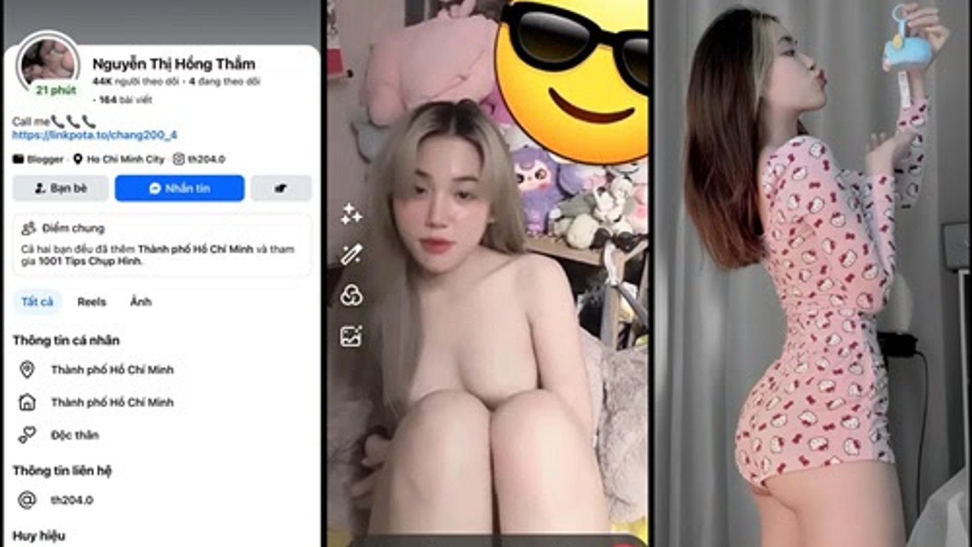 ⁣TikToker Nguyễn Thị Hồng Thắm call 1 tiếng 1 triệu (Phần 2)