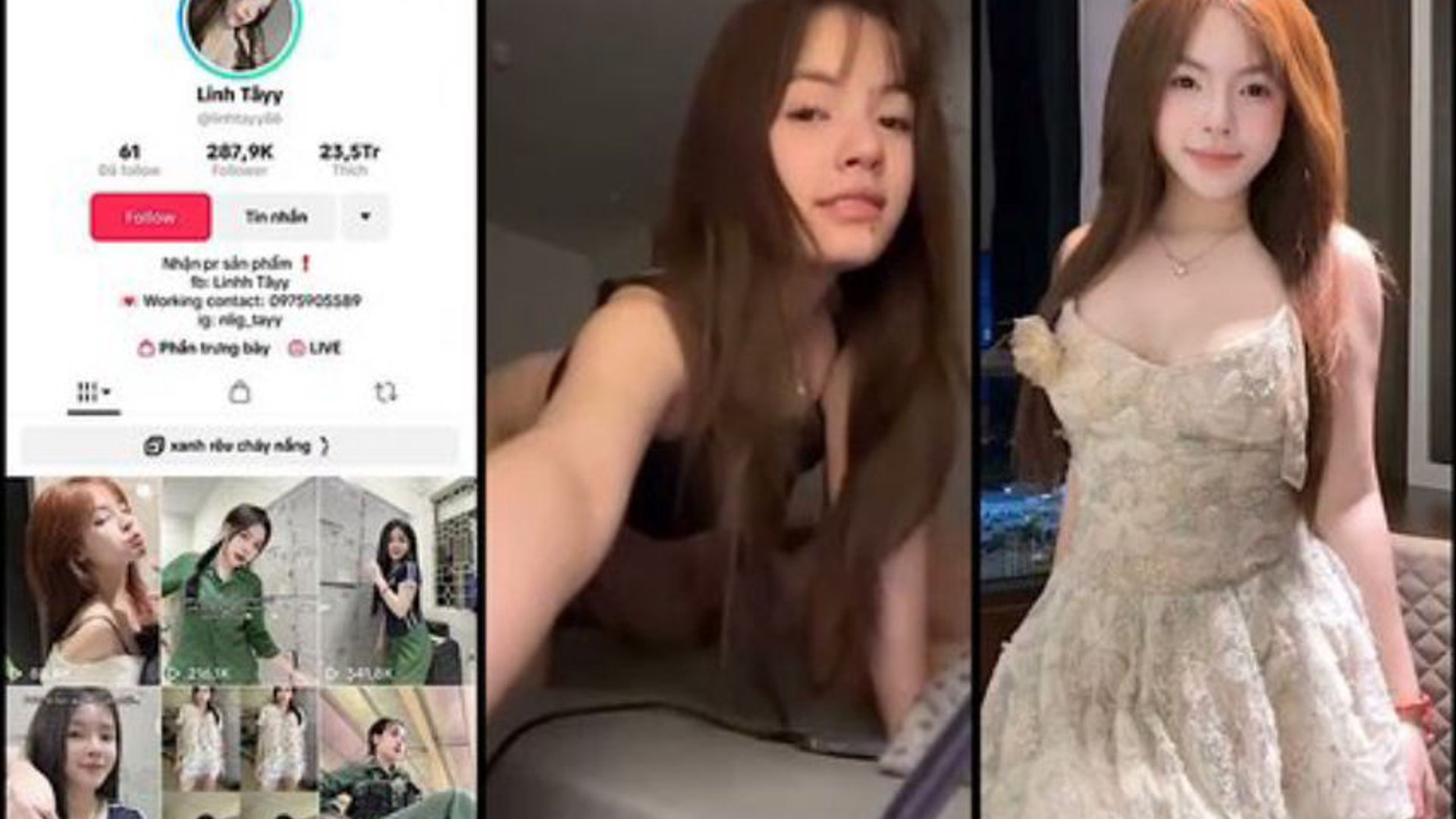 Clip 18+ XXX Tiktoker Linh Tây sex với Bùi Quang Hiệp mới nhất